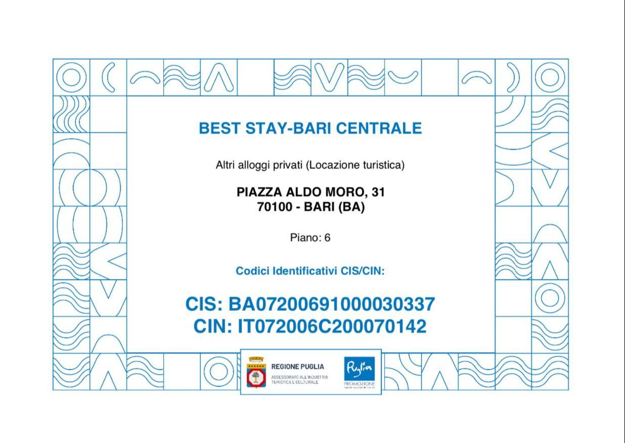 Best Stay - Bari Centrale Экстерьер фото